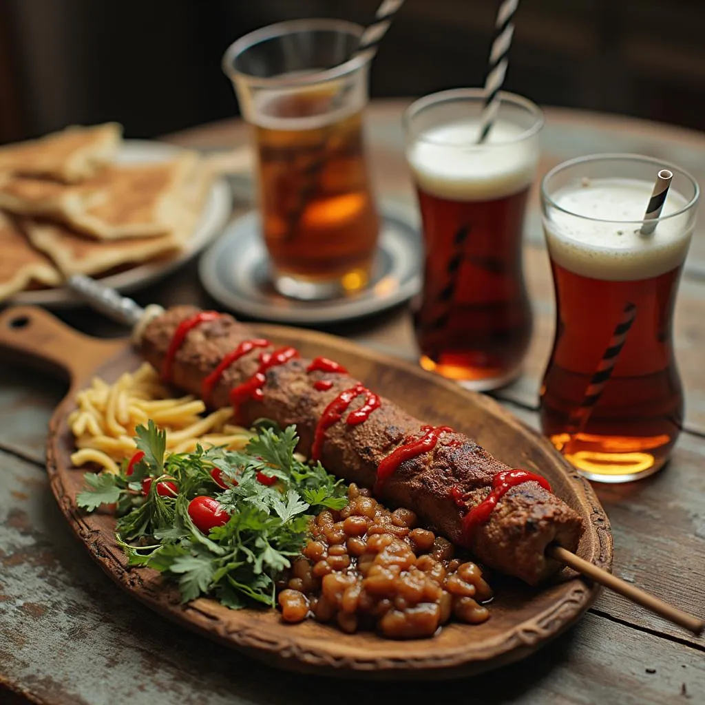 Maridaje con kebab
